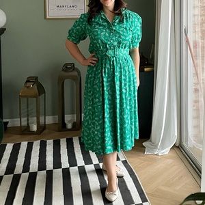 Vintage Just Ducky Shirt Dress Size 14